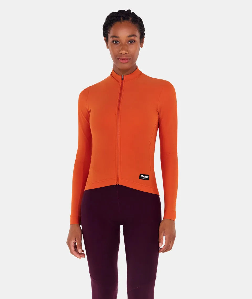 SANTINI Ready To Ride Unisex Long Sleeve Jersey - Orange