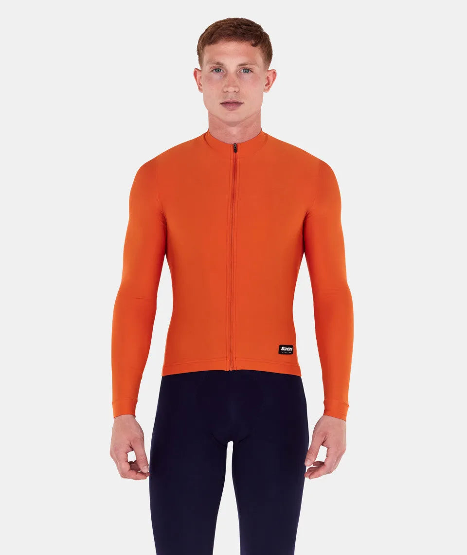 SANTINI Ready To Ride Unisex Long Sleeve Jersey - Orange