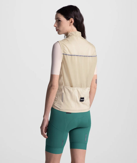 SANTINI Ready To Ride Windproof Vest - Cappuccino