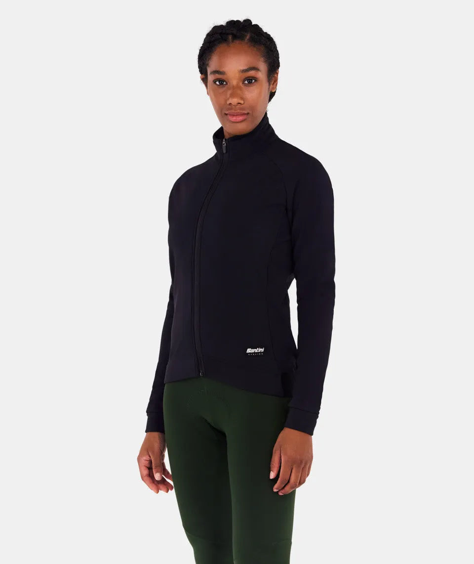 SANTINI Ready To Ride Windproof Women Jacket - Black