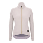 SANTINI Windproof Women Single Colour Jacket - Capuccino