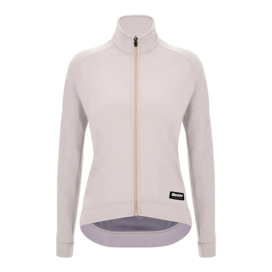 SANTINI Windproof Women Single Colour Jacket - Capuccino