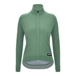 SANTINI Windproof Women Single Colour Jacket - Green Sage