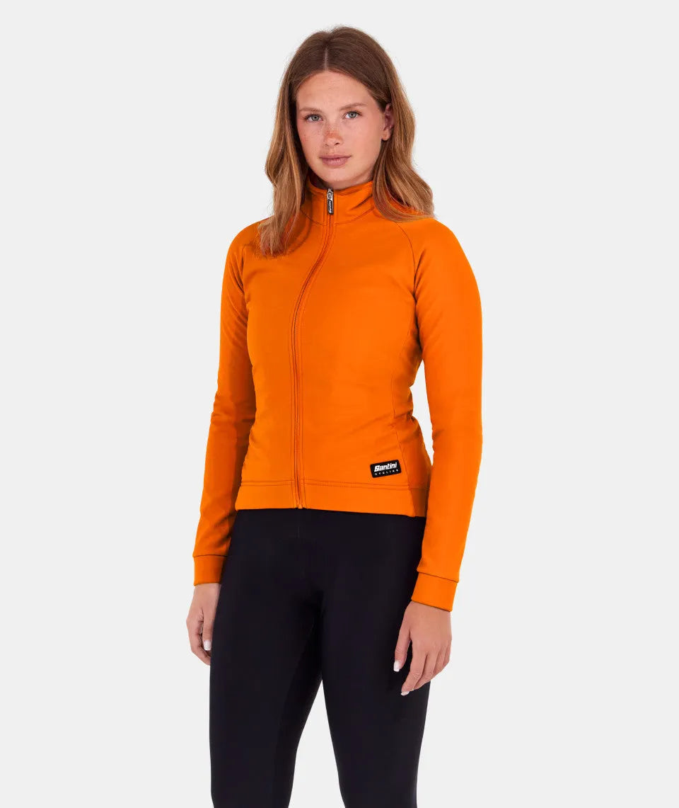 SANTINI Windproof Women Single Colour Jacket - Orange