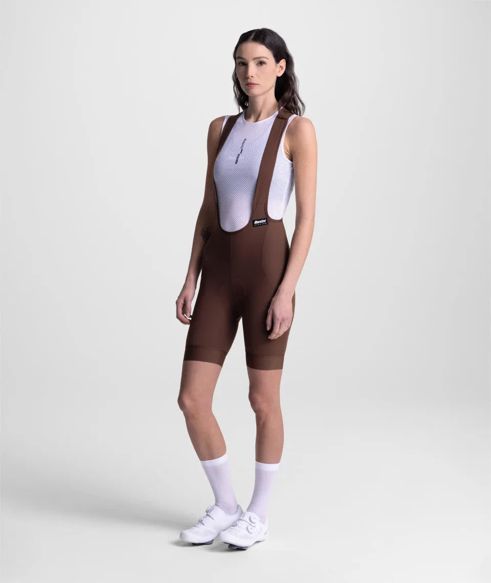 SANTINI Ready To Ride Women Bib Short - Chocolate