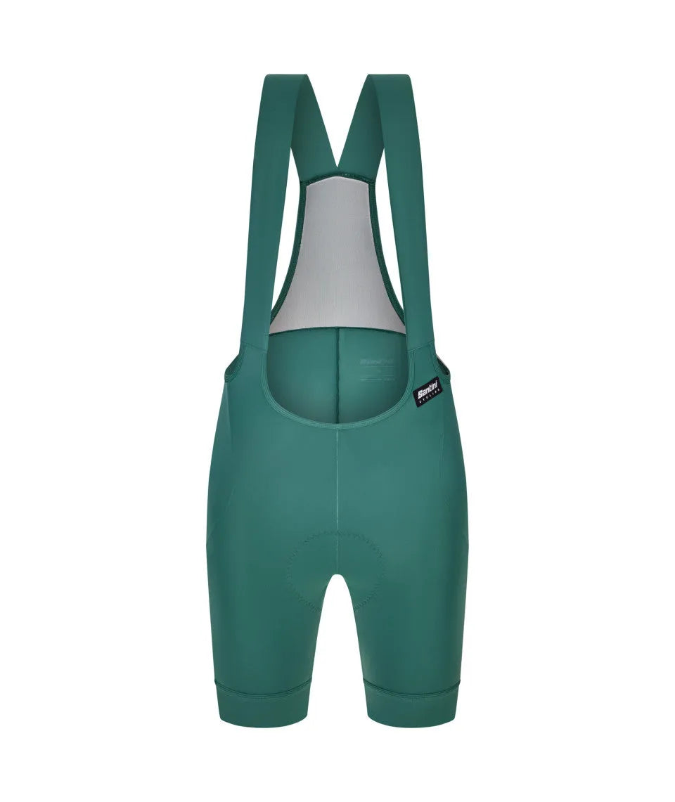 santini fahrradbekleidung damen SANTINI Ready To Ride Damen Trägerhose - Olive Green