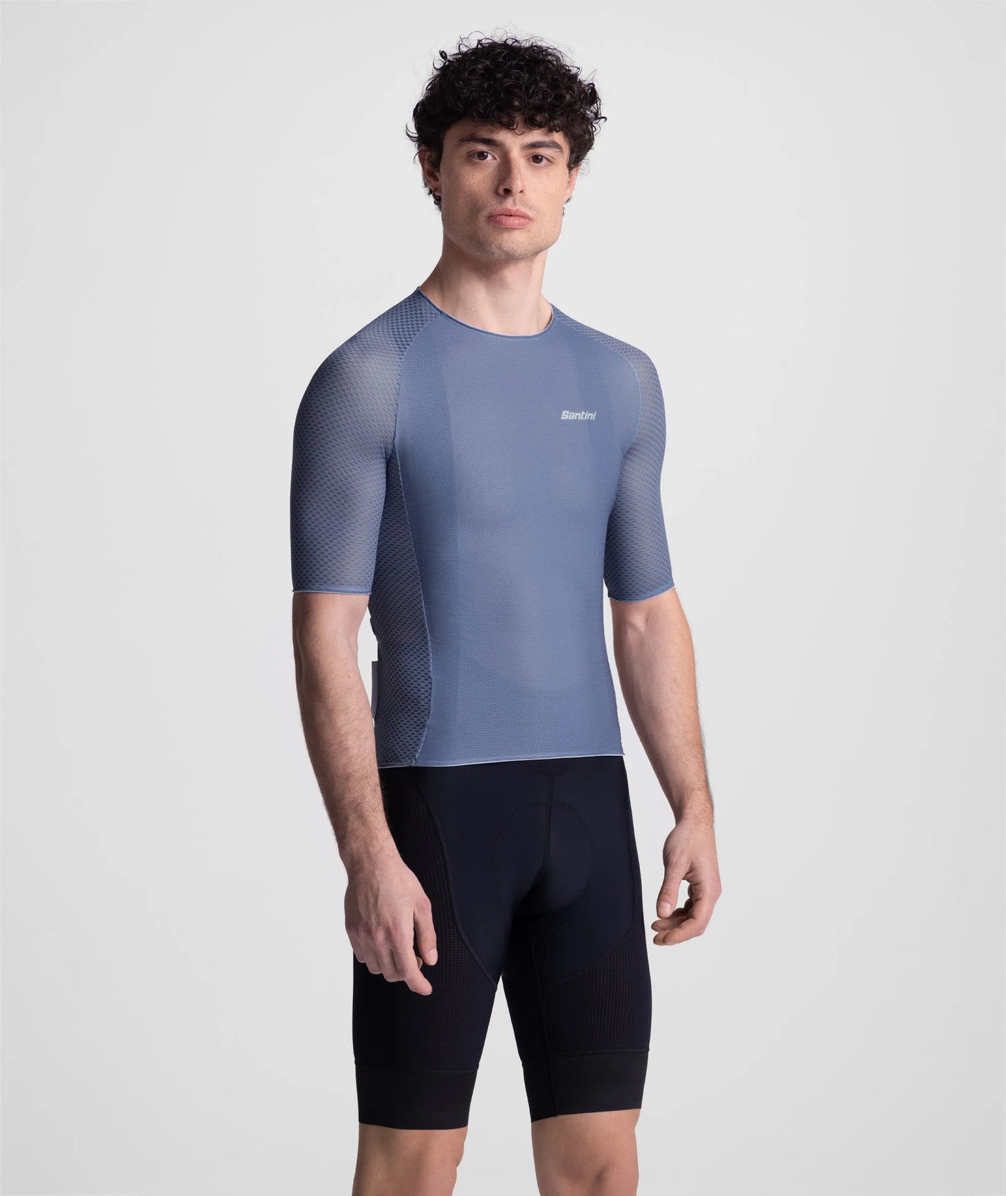 SANTINI Super Lite Zipless Unisex Jersey - Asfalto Grey