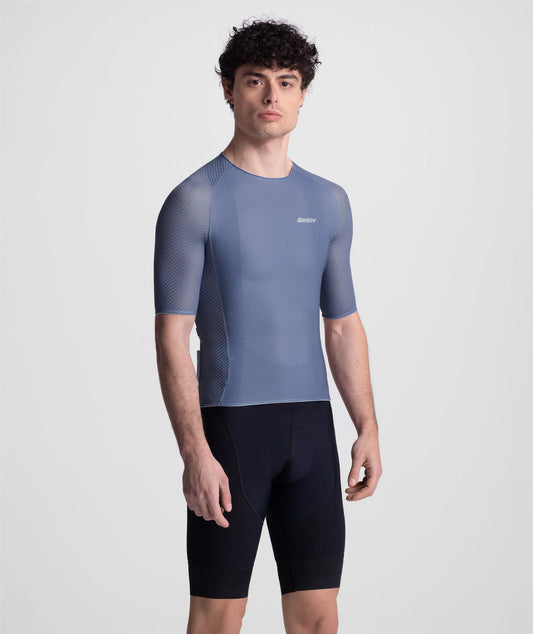 SANTINI Super Lite Zipless Unisex Jersey - Asfalto Grey