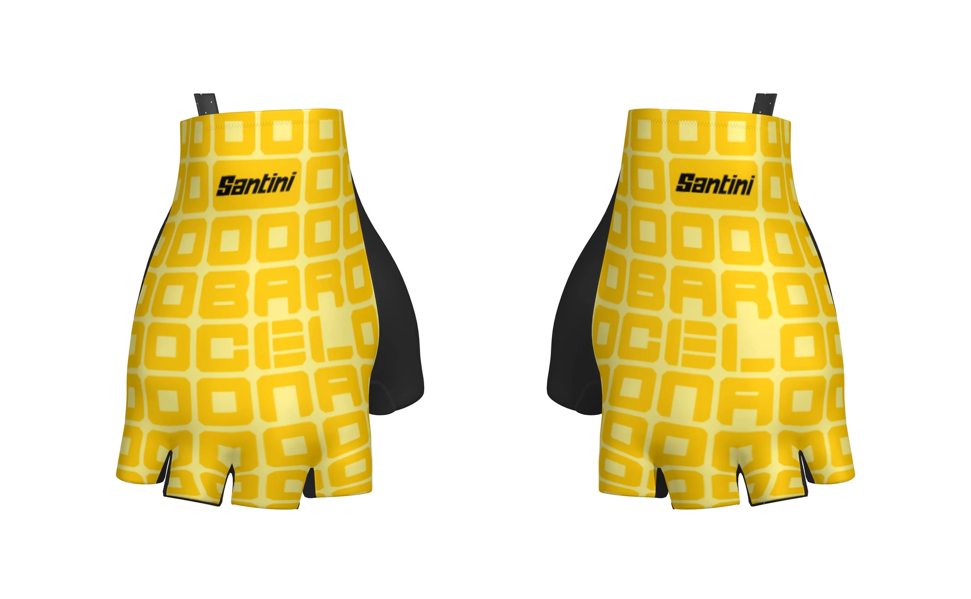 SANTINI TDF Gran Départ Barcelone Gloves - Yellow