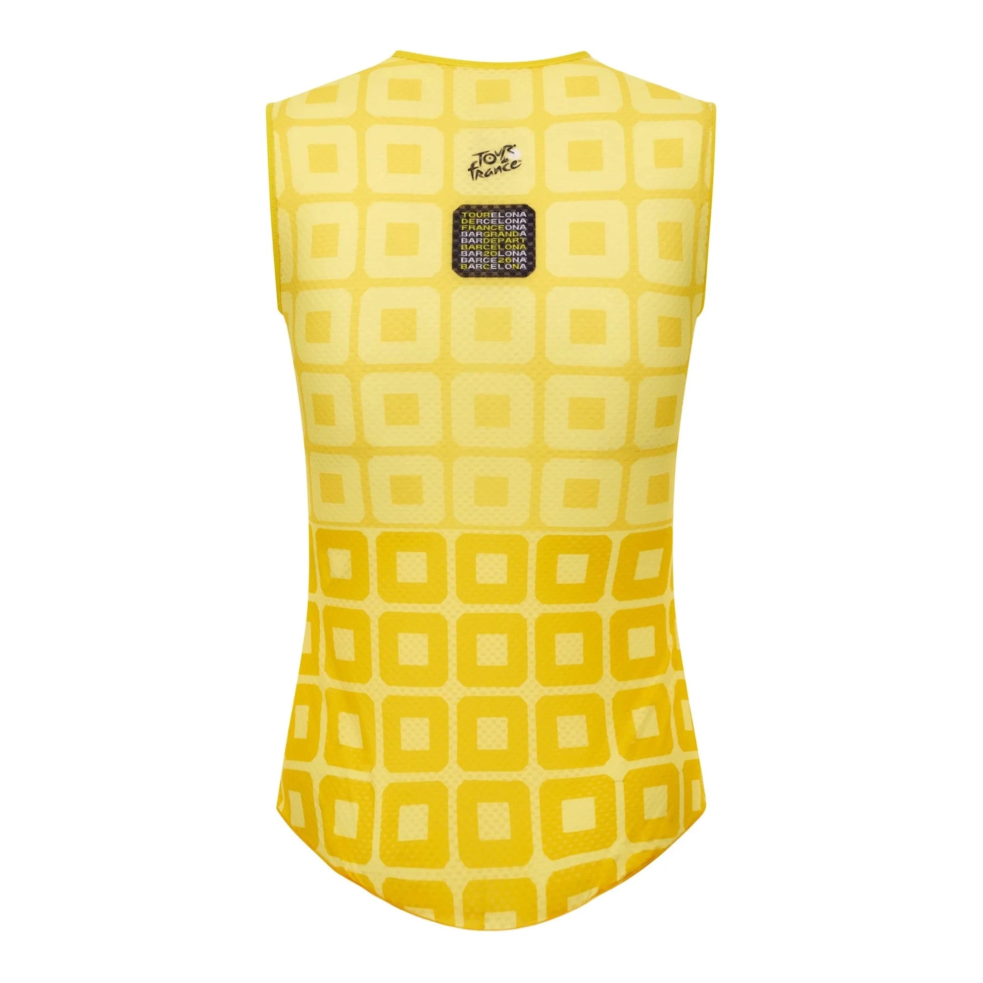 SANTINI TDF Grand Départ Barcelone Baselayer Tank - Yellow