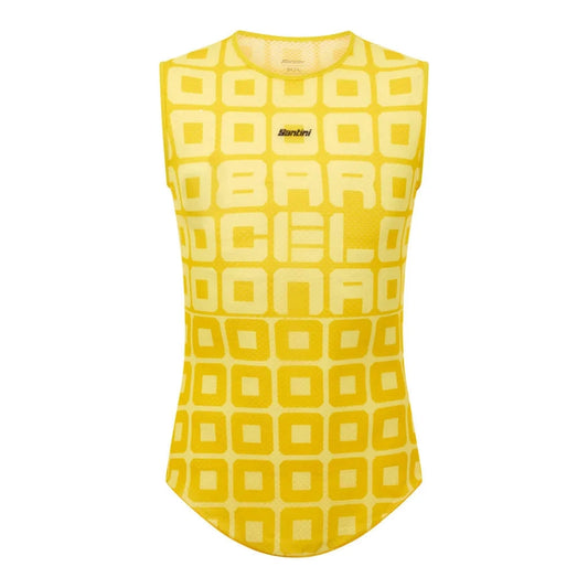 SANTINI TDF Grand Départ Barcelone Baselayer Tank - Yellow