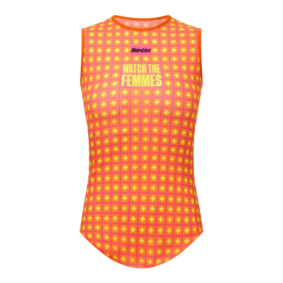 SANTINI TDFF SANTINI Grand Départ Suisse Baselayer Tank - Orange