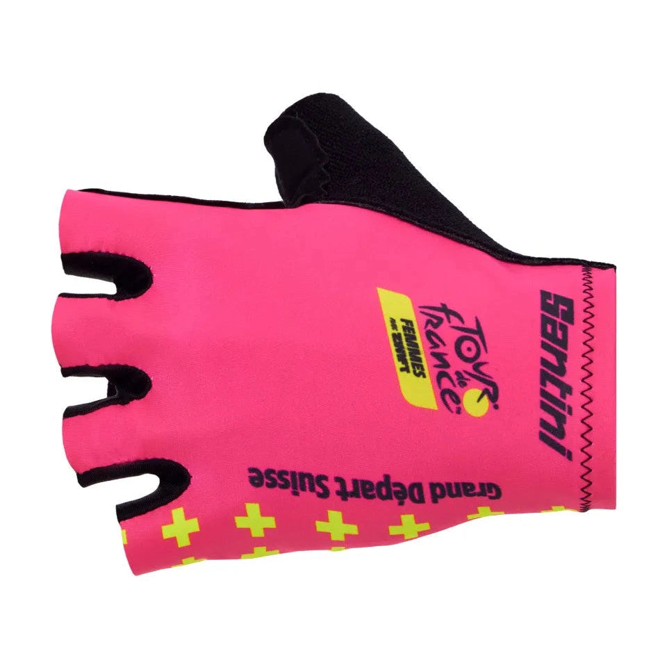SANTINI TDFFAZ Gran Départ Suisse Gloves - Fuxia