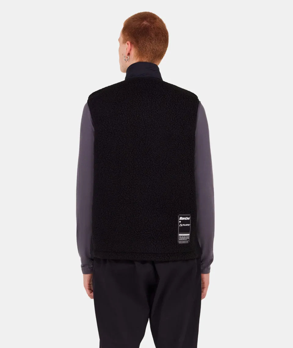 SANTINI Thermal Pro Fleece Vest - Black