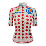 SANTINI Tour De France Femmes Avec ZWIFT Polka Dots Women Jersey - Polka Dots
