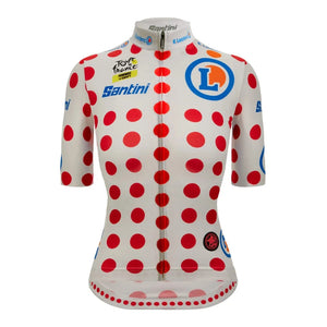 SANTINI Tour De France Femmes Avec ZWIFT Polka Dots Women Jersey - Polka Dots