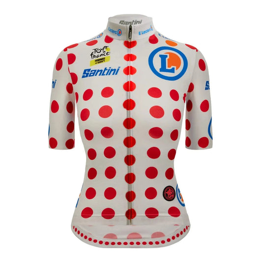SANTINI Tour De France Femmes Avec ZWIFT Polka Dots Women Jersey - Polka Dots