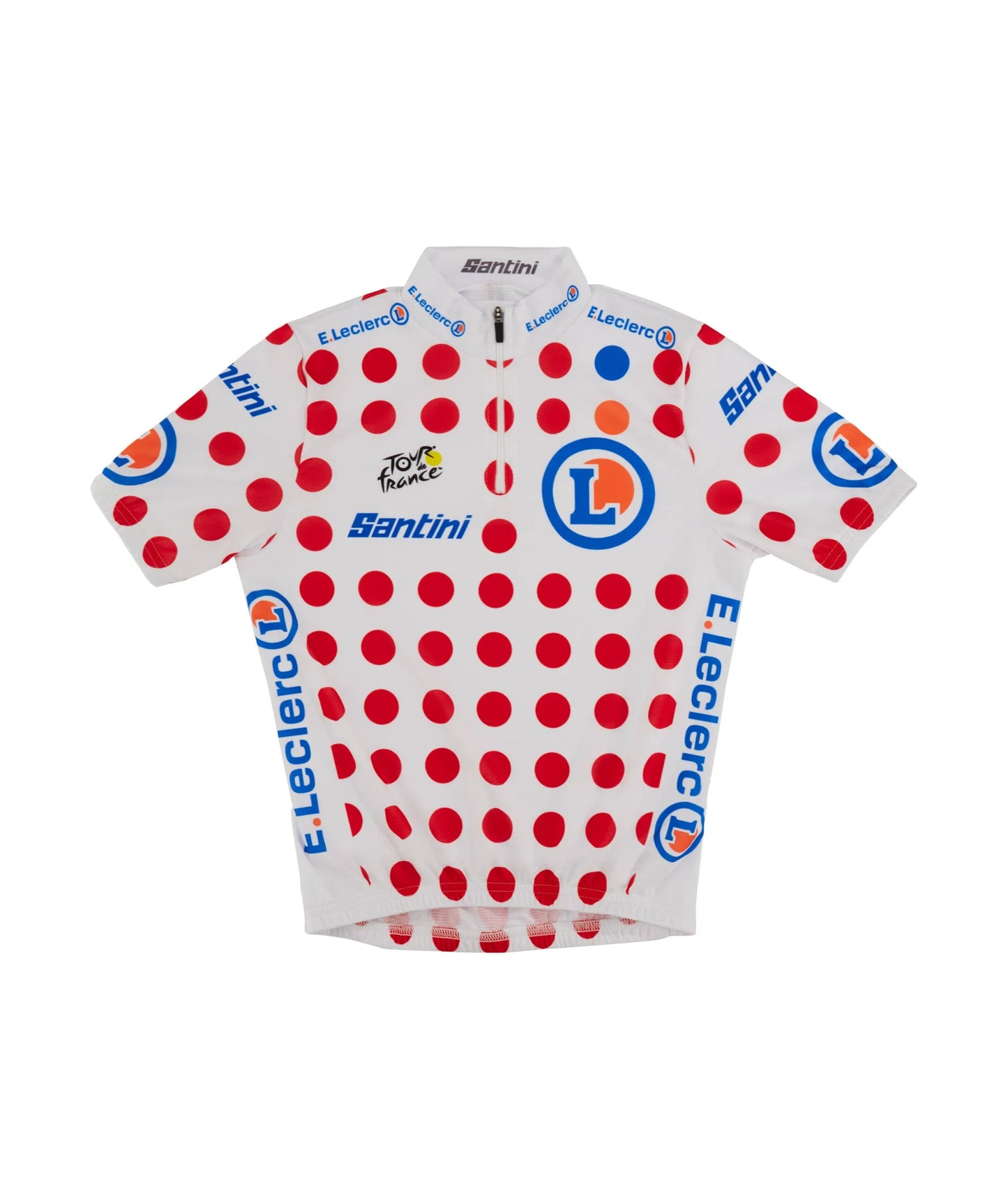 SANTINI Tour De France Kid Leader Jersey - Polka Dots