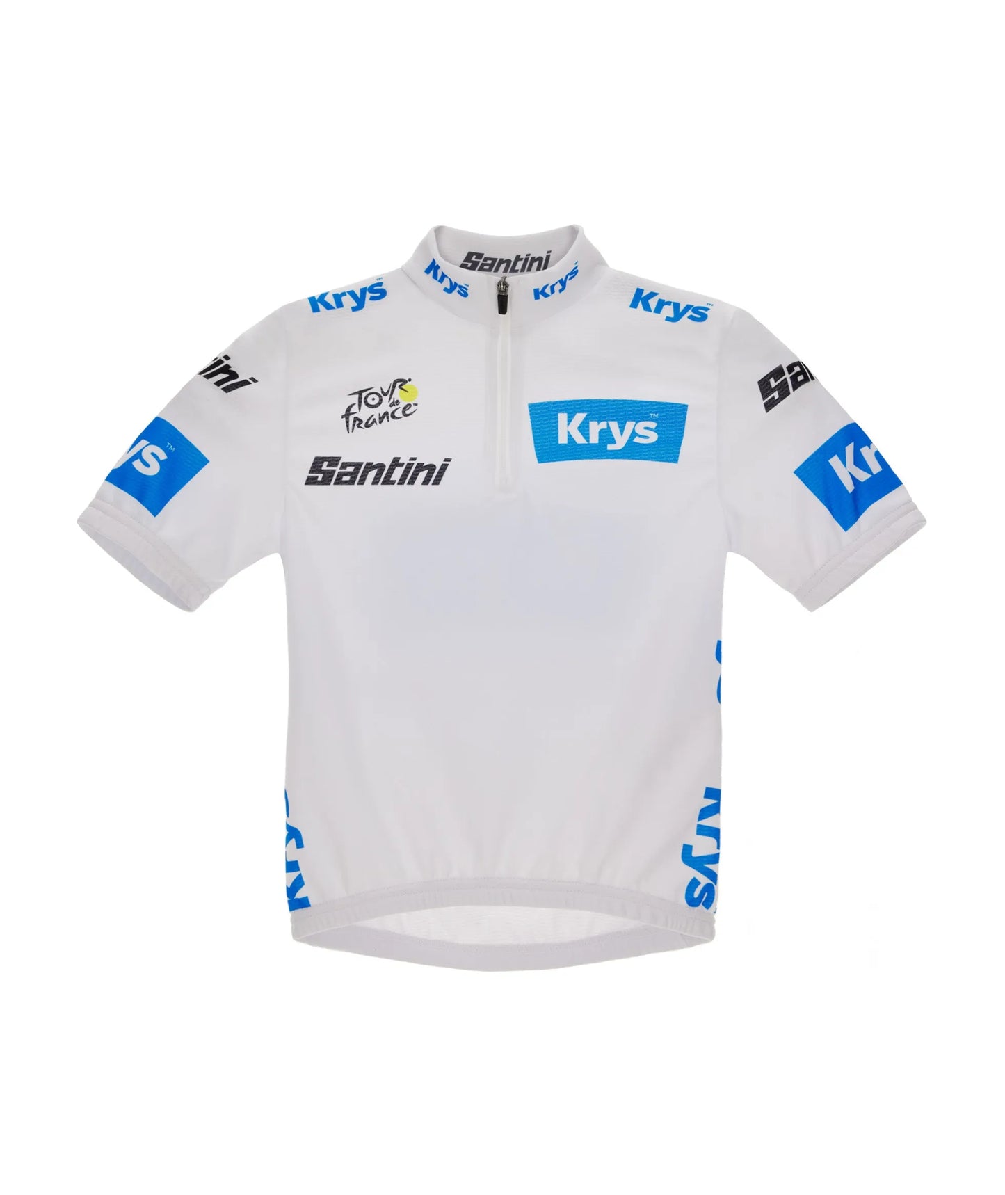 SANTINI Tour De France Kid Leader Jersey - White