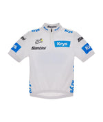 SANTINI Tour De France Kid Leader Jersey - White