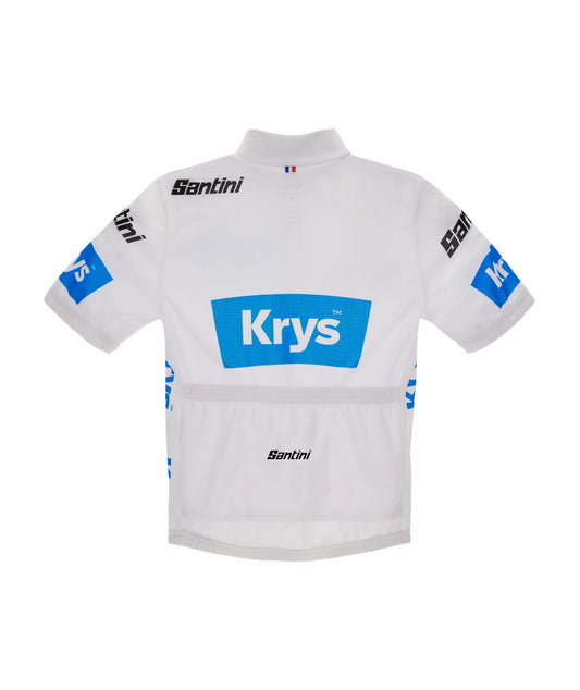 SANTINI Tour De France Kid Leader Jersey - White