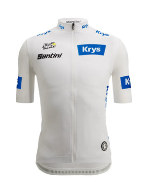 SANTINI Tour De France White Jersey - White