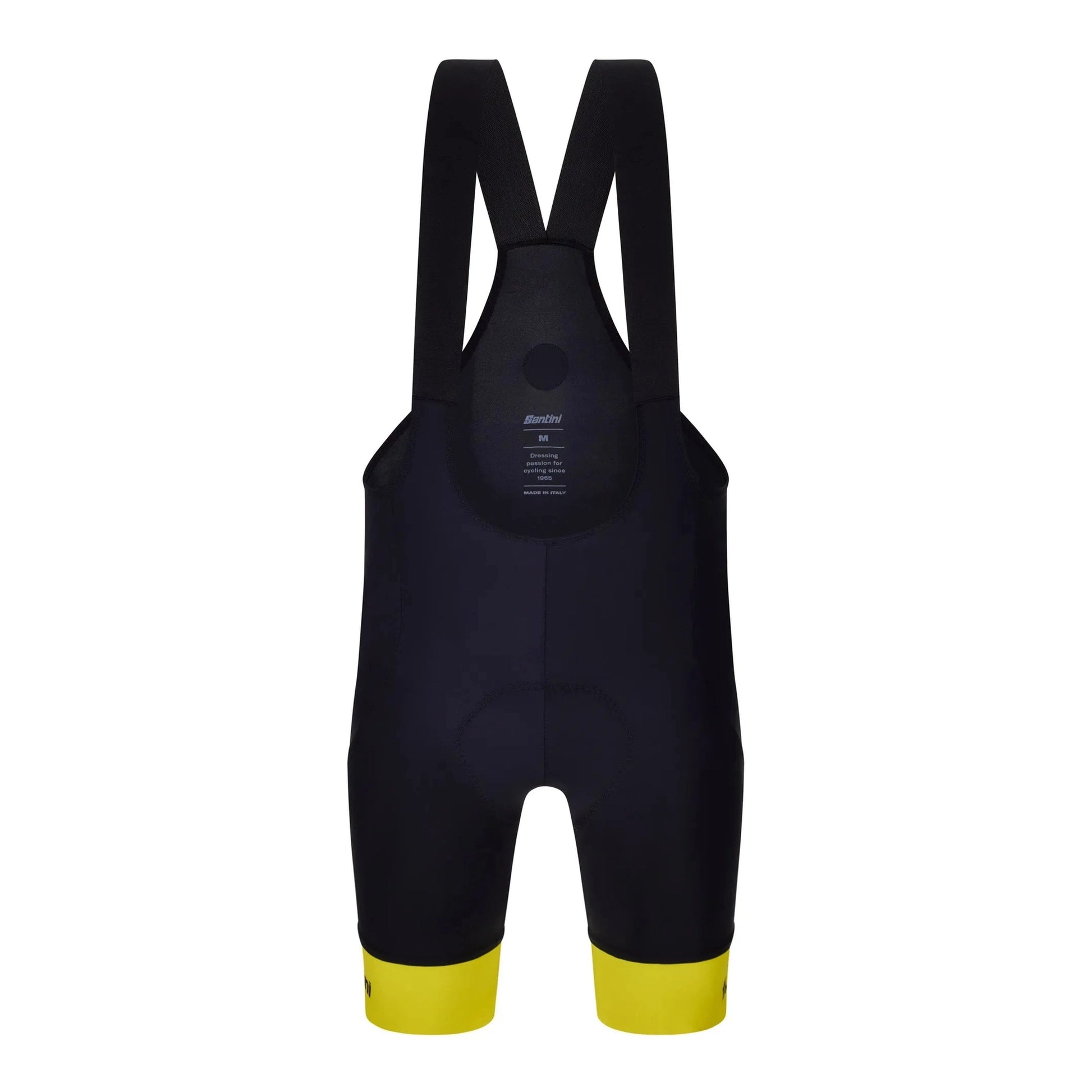SANTINI Tour De France Yellow Jersey Bib Short - Black/Yellow