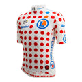 SANTINI Tour de France Polka Dot Jersey - White/Red