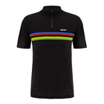 SANTINI UCI WORLD CHAMPION POLO - Black