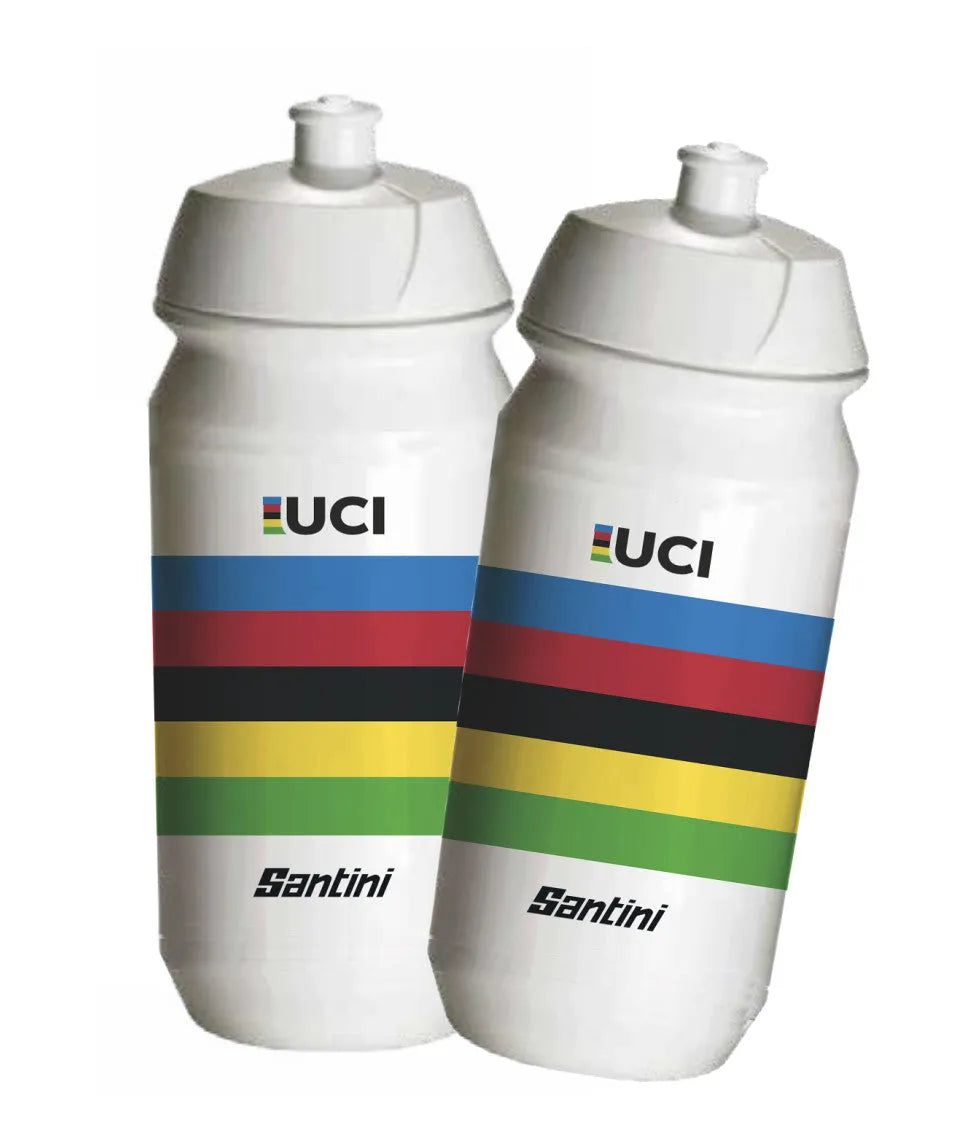 SANTINI UCI World Champion Bidon - White