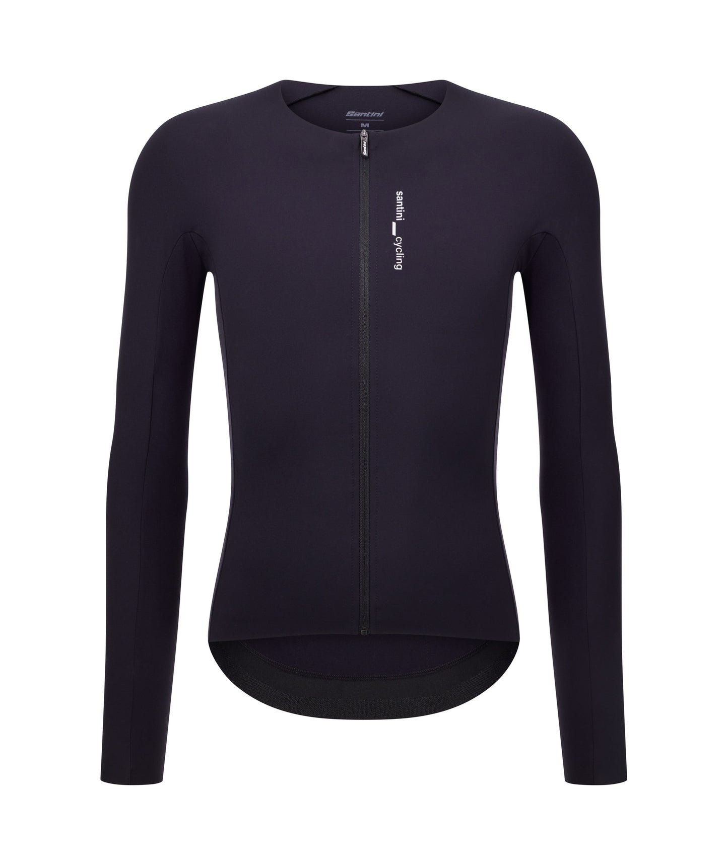 SANTINI UNICO LONG-SLEEVE CYCLING JERSEY – BLACK