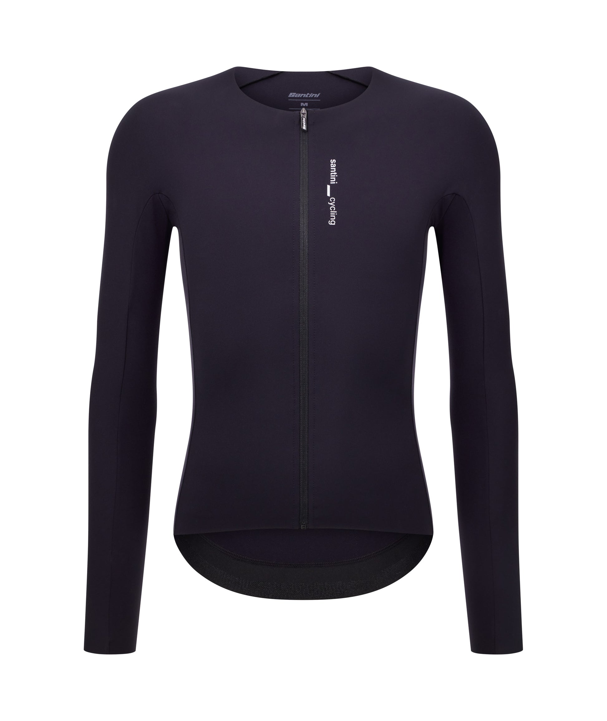 SANTINI UNICO LONG-SLEEVE CYCLING JERSEY – BLACK