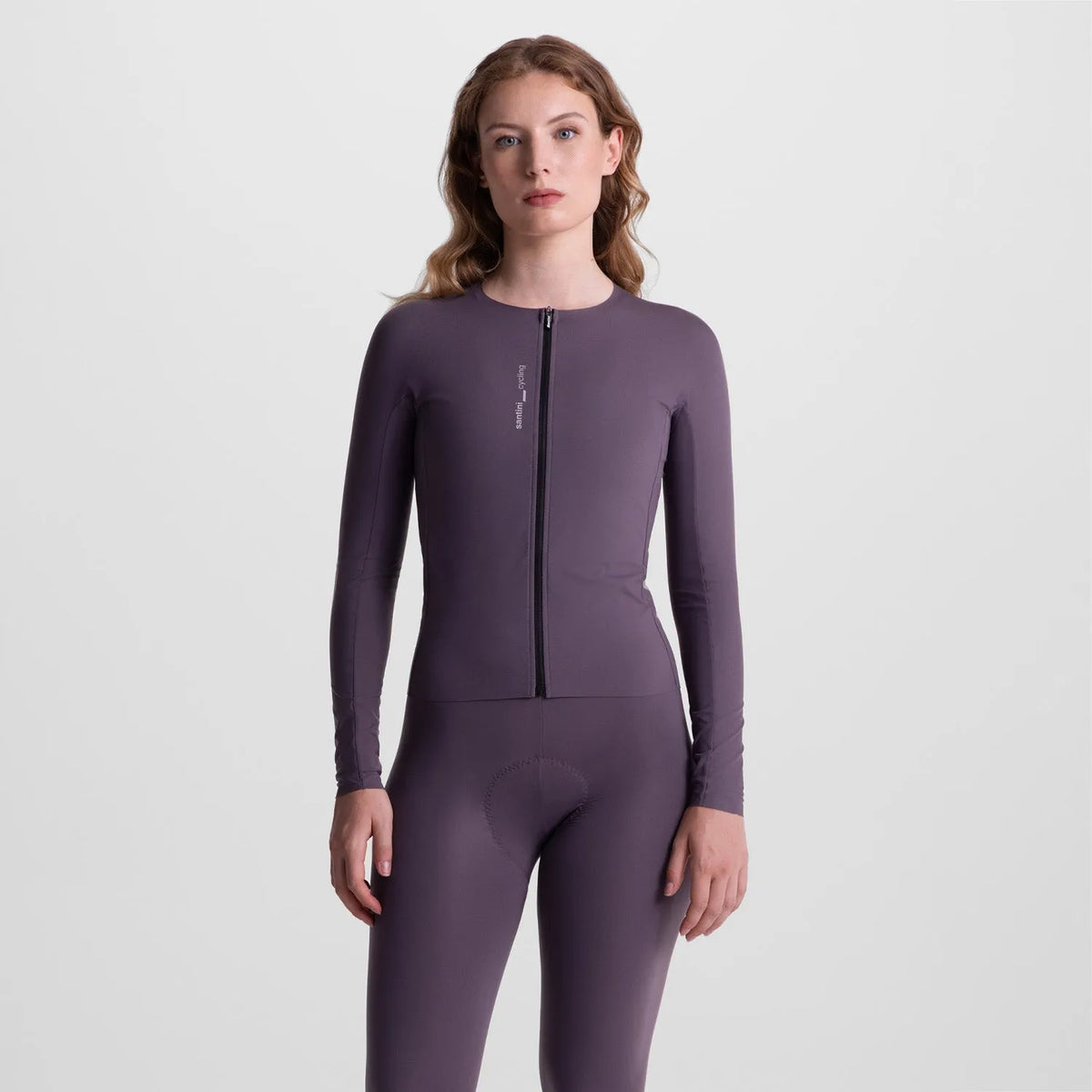 SANTINI UNICO Long Sleeve CYCLING JERSEY - ASH GREY
