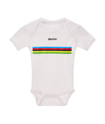 SANTINI Uci World Champion Baby Bodysuit - White/Rainbow