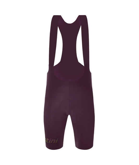 SANTINI Unico Edge Bib Short - Burgundy