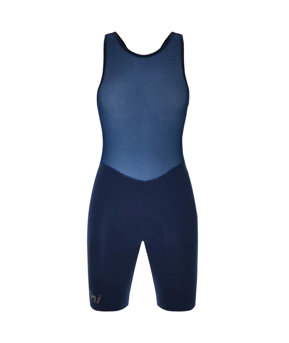 SANTINI Unico Edge Women Bib Short - Blau Nautica