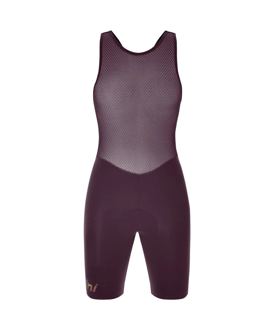 SANTINI Unico Women Bib Shorts - Burgundy