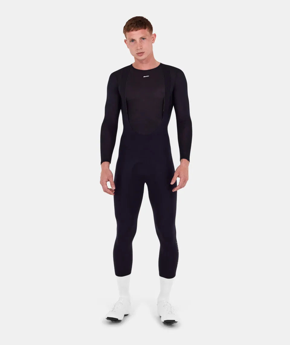SANTINI WINTER BIB TIGHTS UNICO - BLACK