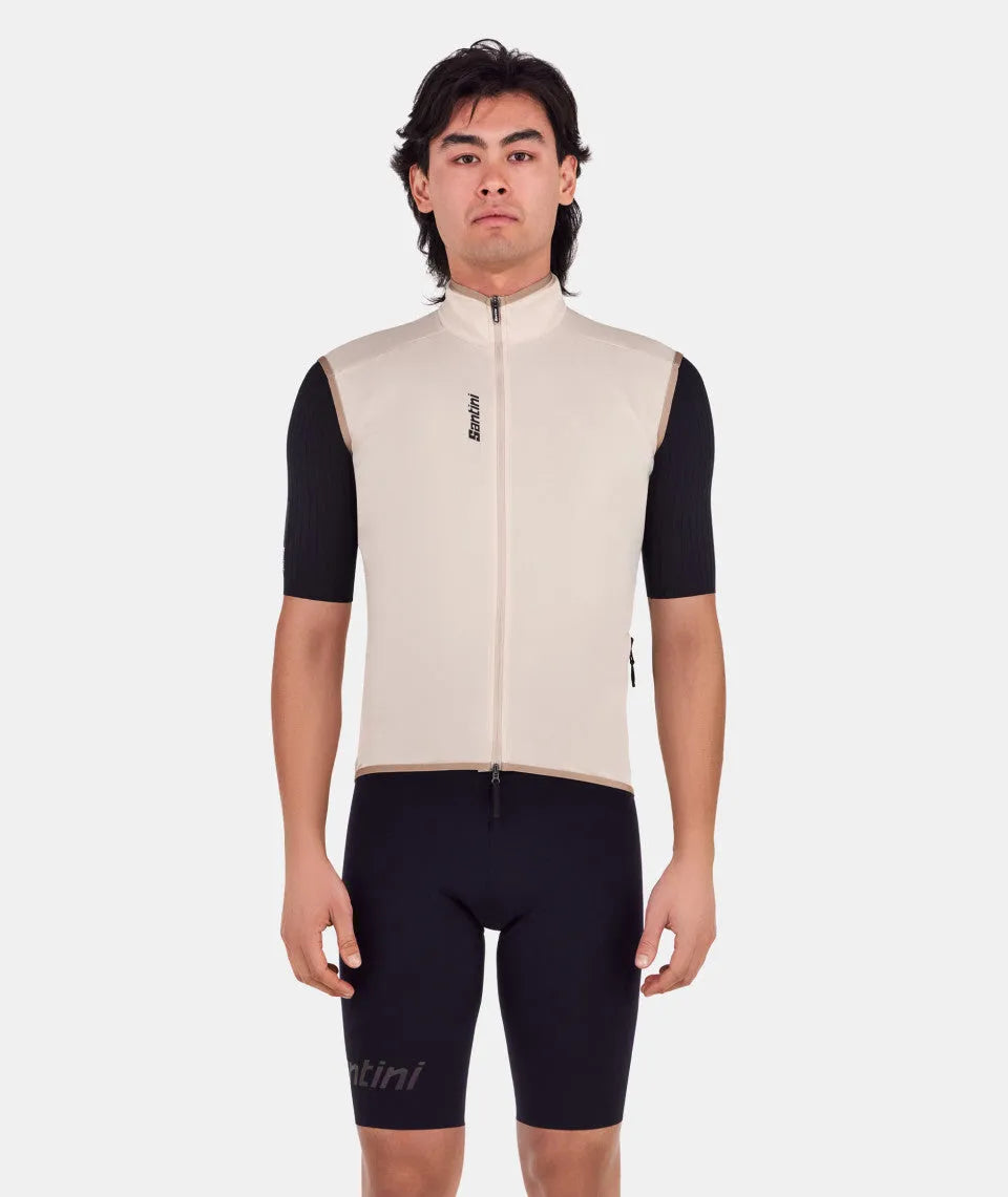 SANTINI Waterproof Gilet Unisex - Cappuccino