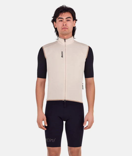SANTINI Waterproof Gilet Unisex - Cappuccino