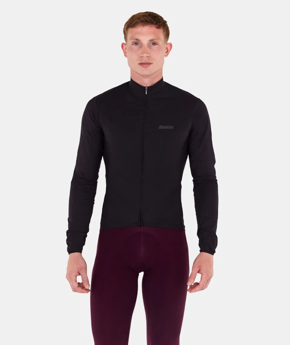 SANTINI Windproof Unisex Jacket - Black