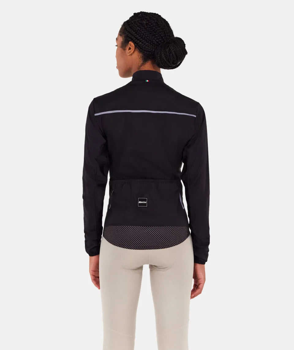 SANTINI Windproof Unisex Jacket - Black