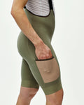 PAS NORMAL STUDIOS Escapism Cargo Cykelbukser med seler - Light Olive