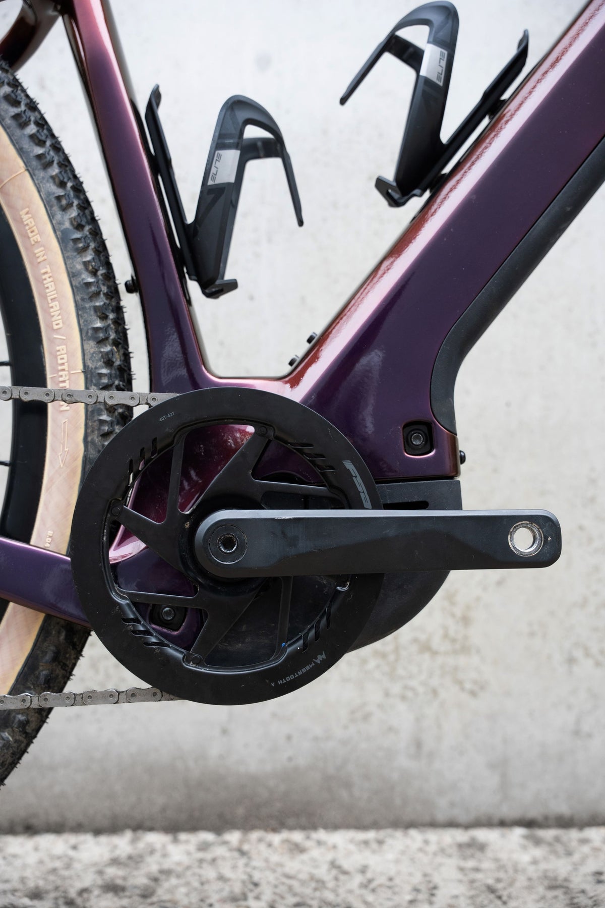 RIDLEY E-Kanzo Adventure Gravel EBike - Purple Chameleon/Black SBIEACRID014