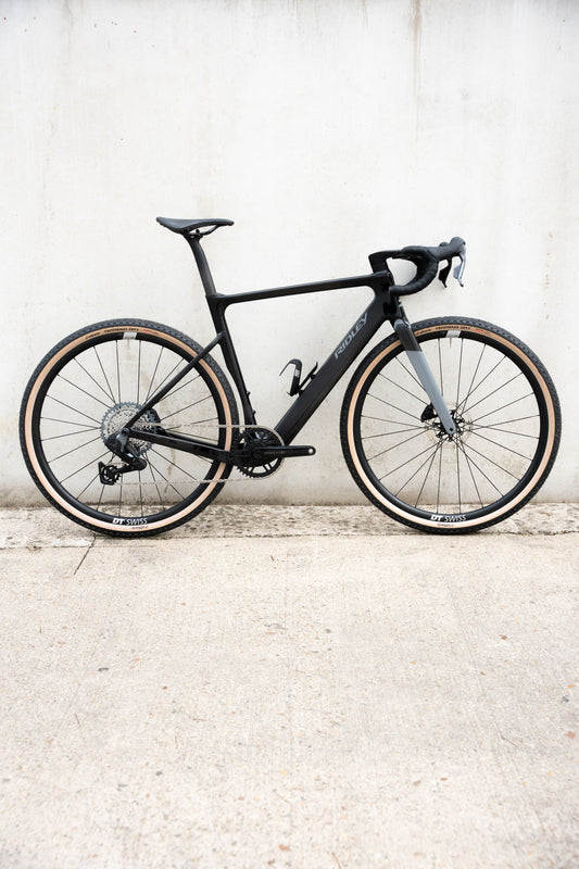 RIDLEY E-Astr Gravel EBike - UD Carbon/Dove Grey SBIEASRID038