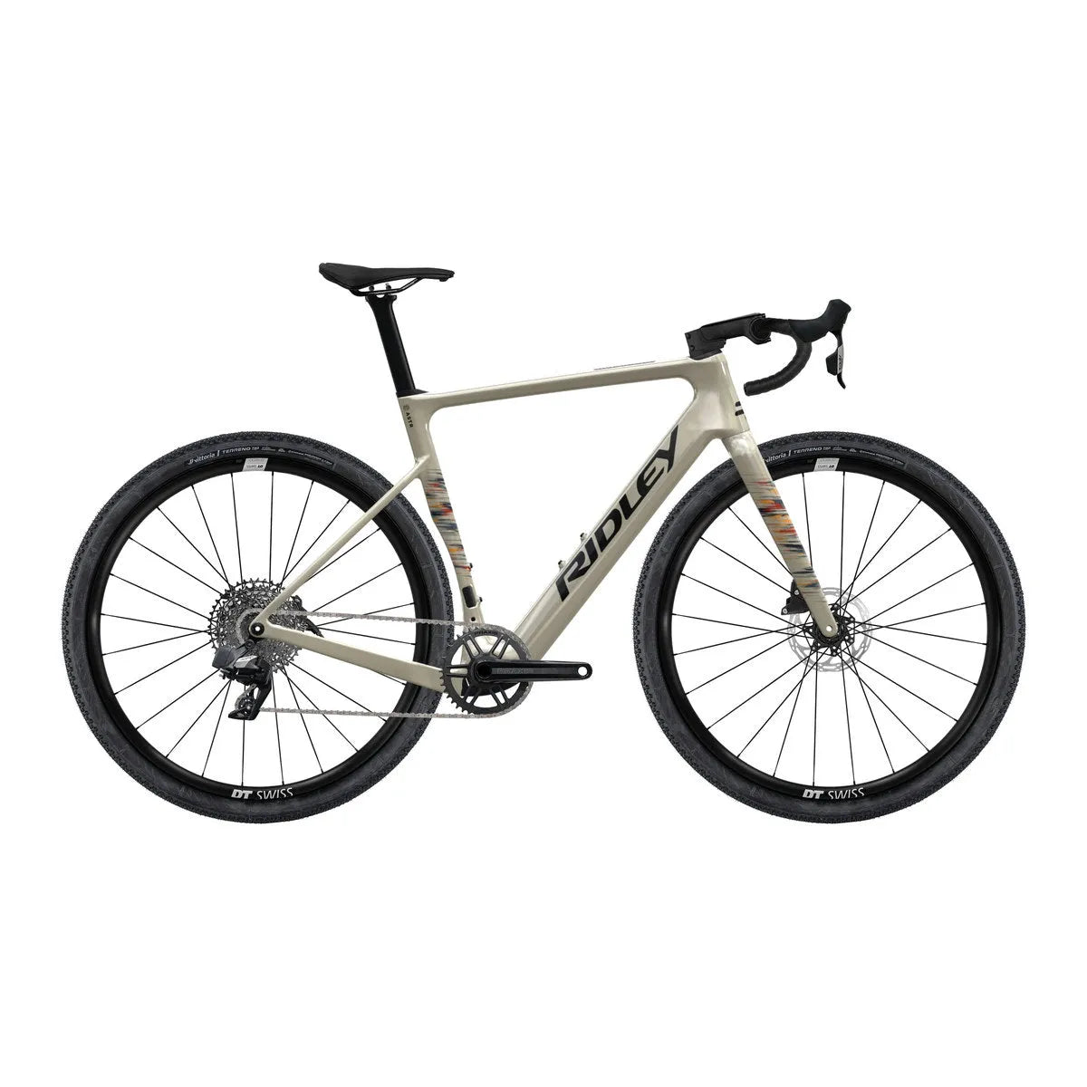 RIDLEY E-Astr Gravel EBike - Raw Sugar/Black SBIEASRID053