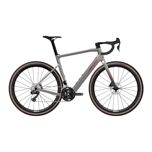 RIDLEY E-Grifn Gravel EBike - Battleship Grey/Red SBIEGCRID008