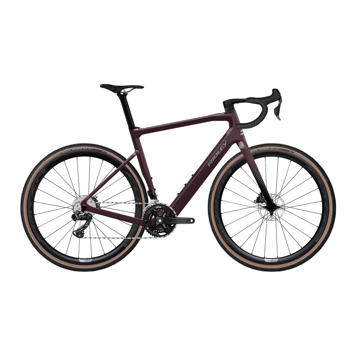 RIDLEY E-Grifn Gravel EBike - Dark Plum/Grey SBIEGCRID073