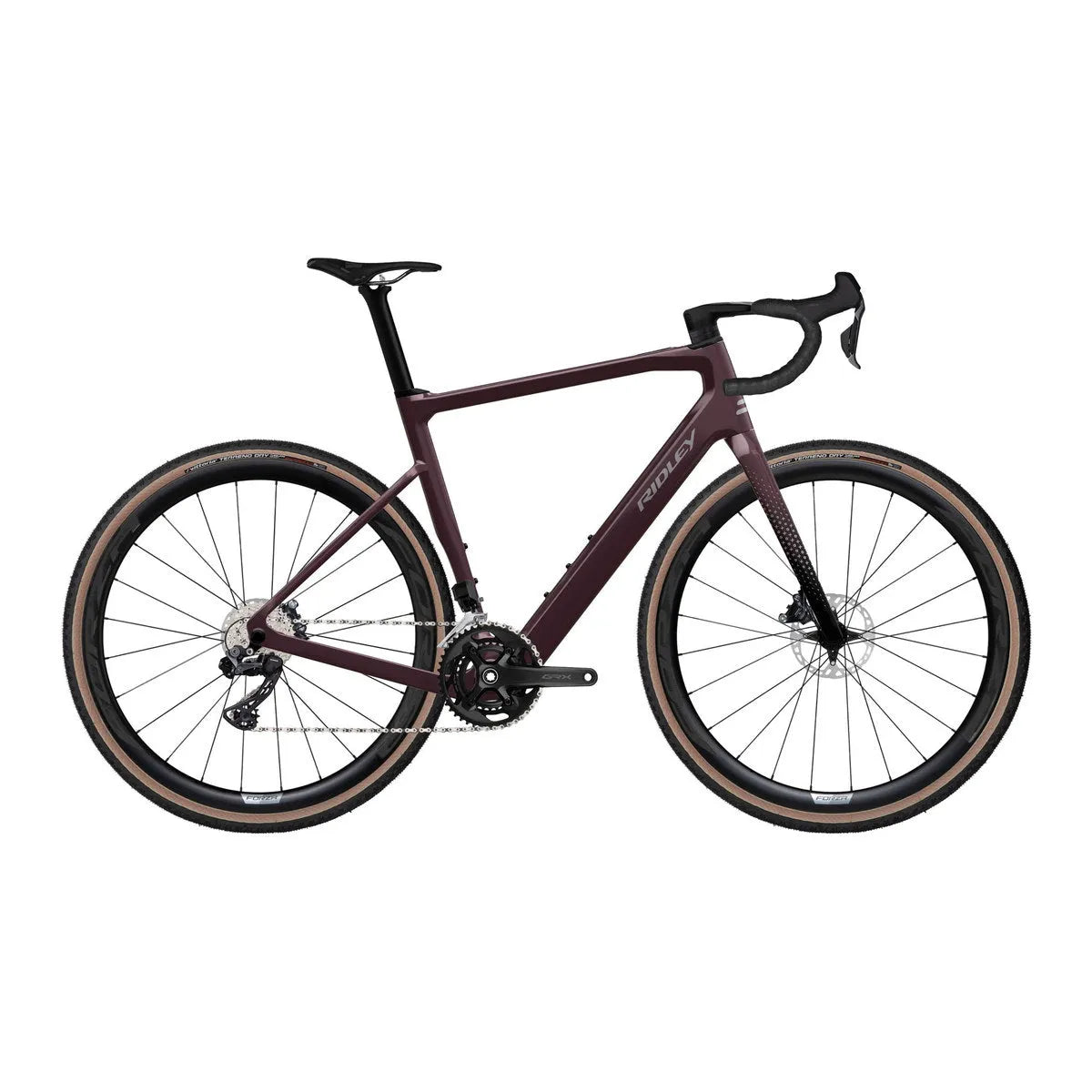 RIDLEY E-Grifn Gravel EBike - Dark Plum/Grey SBIEGCRID073