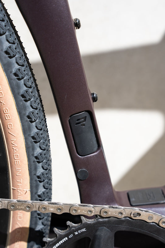 RIDLEY E-Grifn Gravel Gravel EBike - Dark Plum/Grey SBIEGCRID073